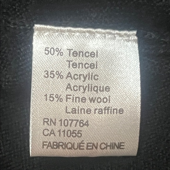 Tencel Wool Blend Sweater with Colorful Button Accents sz M - Picture 8 of 9